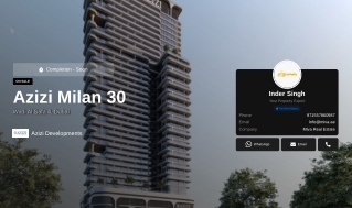 Azizi Milan 28 at City of Arabia – Azizi Developments
