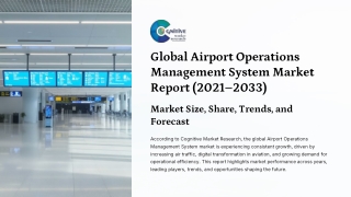 Airport Operations Management System Market Report