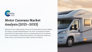 Motor Caravans Market Analysis