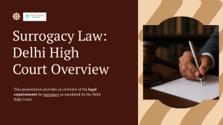 Surrogacy Delhi High Court | World Fertility Services