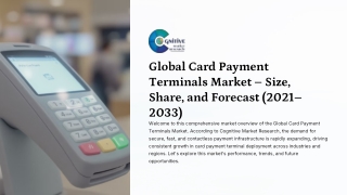 Card Payment Terminals market Size, Share and forcast