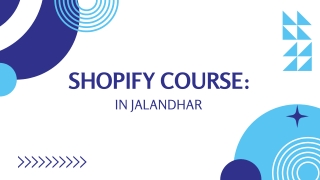 Best Shopify Course in Jalandhar