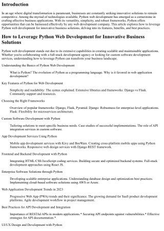 introduction