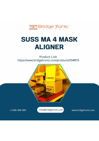 SUSS MA 4 Mask Aligner
