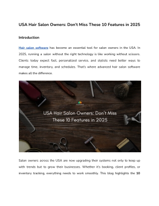 USA Hair Salon Owners_ Don’t Miss These 10 Features in 2025