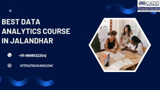Best Data Analytics course in Jalandhar