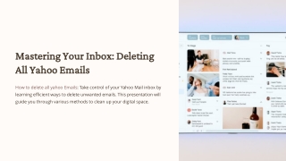 mastering your inbox deleting all yahoo emails