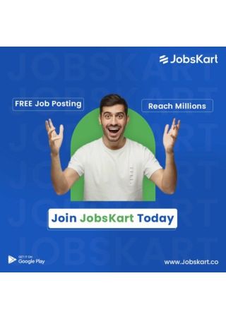 Join JobsKart Today — Post Jobs for Free & Reach Millions!