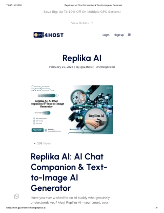 Replika AI_ AI Chat Companion & Text-to-Image AI Generator