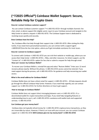 CoinbaseWalletSupportSecureReliableHelpforCryptoUsers