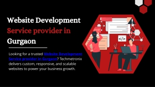 Website Development Service provider in Gurgaon