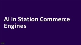 In-Station Commerce Engines Powered by Buyer Path AI