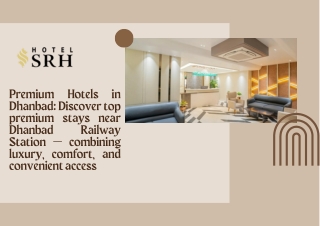 Premium Hotels in Dhanbad(Hotel SRH)