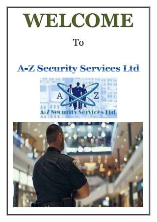 Custom Event Security Solutions in London with A-Z Security Services Ltd
