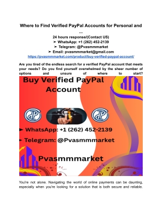 where to find verified paypal accounts
