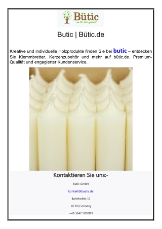 Butic | Bütic.de