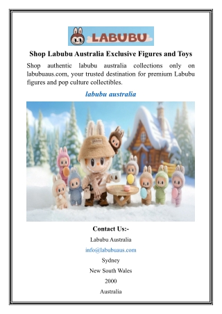Shop Labubu Australia Exclusive Figures and Toys