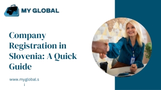 Company Registration in Slovenia A Quick Guide