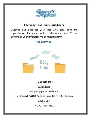 file copy tool gurusquad com