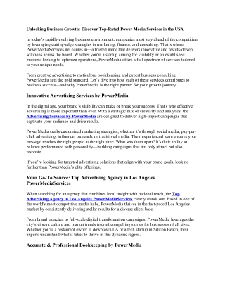 Professional Bookkeeping by PowerMedia