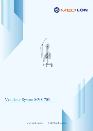 ventilator system mvs 703