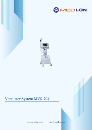 ventilator system mvs 704