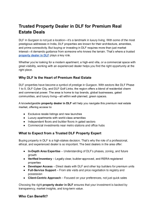 Trusted Property Dealer in DLF for Premium Real Estate Deals (1)