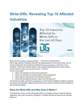 Write-Offs_ Revealing Top 10 Affected Industries