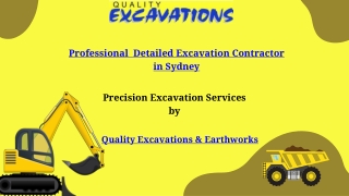 Detailed Excavation Contractor in Sydney Quality excavation and earthworks