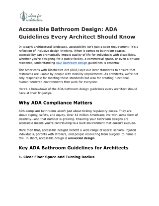 Accessible Bathroom Design_ ADA Guidelines Every Architect Should Know