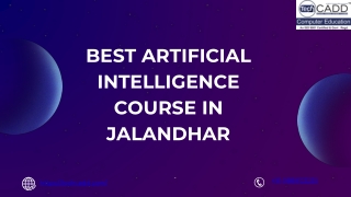 Best Artificial Intelligence Course in Jalandhar