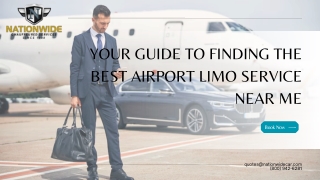 Your Guide to Finding the Best Airport Limo Service Near Me