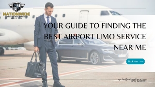 Your Guide to Finding the Best Airport Limo Service Near Me
