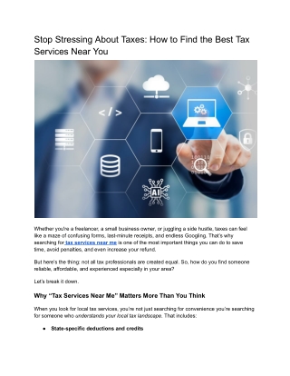 Stop Stressing About Taxes_ How to Find the Best Tax Services Near You