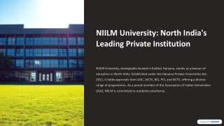 NIILM-University-North-Indias-Leading-Private-Institution