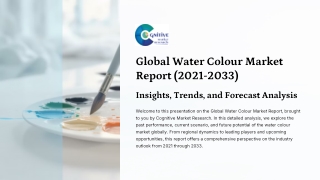 Water Colour Market Report