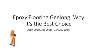 The Benefits of Choosing Epoxy Flooring in Geelong