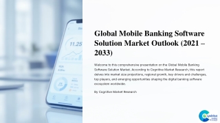 Mobile Banking Software Solution Market Report 2025 ans its Size Share and Forecast