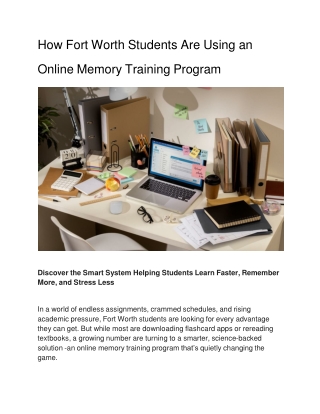 how-fort-worth-students-are-using-an-online-memory-training-program