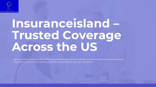 Insuranceisland – Trusted Coverage Across the US