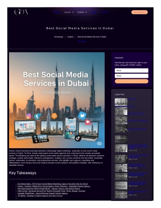 Best Social Media Services in Dubai