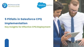 5 pitfalls in salesforce cpq implementation