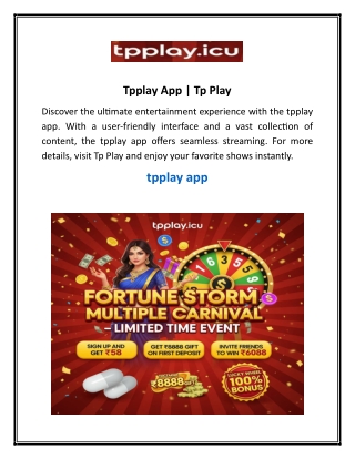 tpplay app tp play