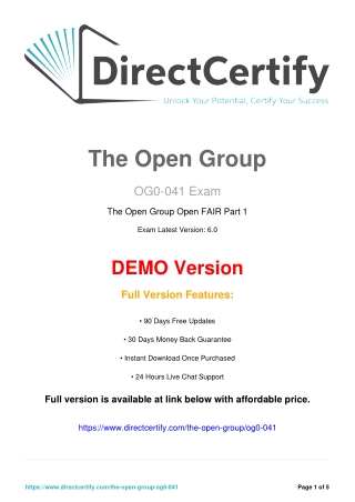 OG0-041 Real Exam Questions PDF – Architecture Views, Content Metamodel & Govern