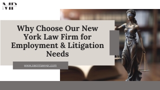Why Choose Our New York Law Firm for Employment & Litigation Needs