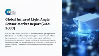 global infrared light angle sensor market report
