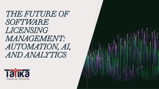 the future of software licensing management automation ai and analytics