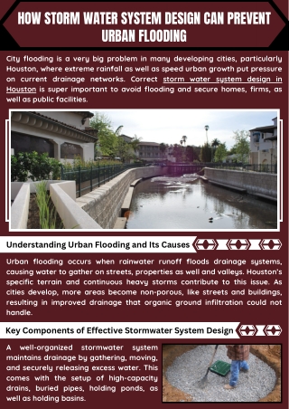 Storm Water System Design Solutions