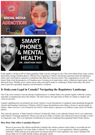 Stake Live Dealer Games Review: Legitimacy and Insights for Canadian Players
