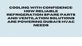 Refrigeration and Air Conditioning